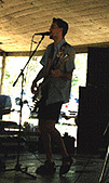 Scott's-a-thumpin' at the Camp Ben McCollugh Jam, summer '96